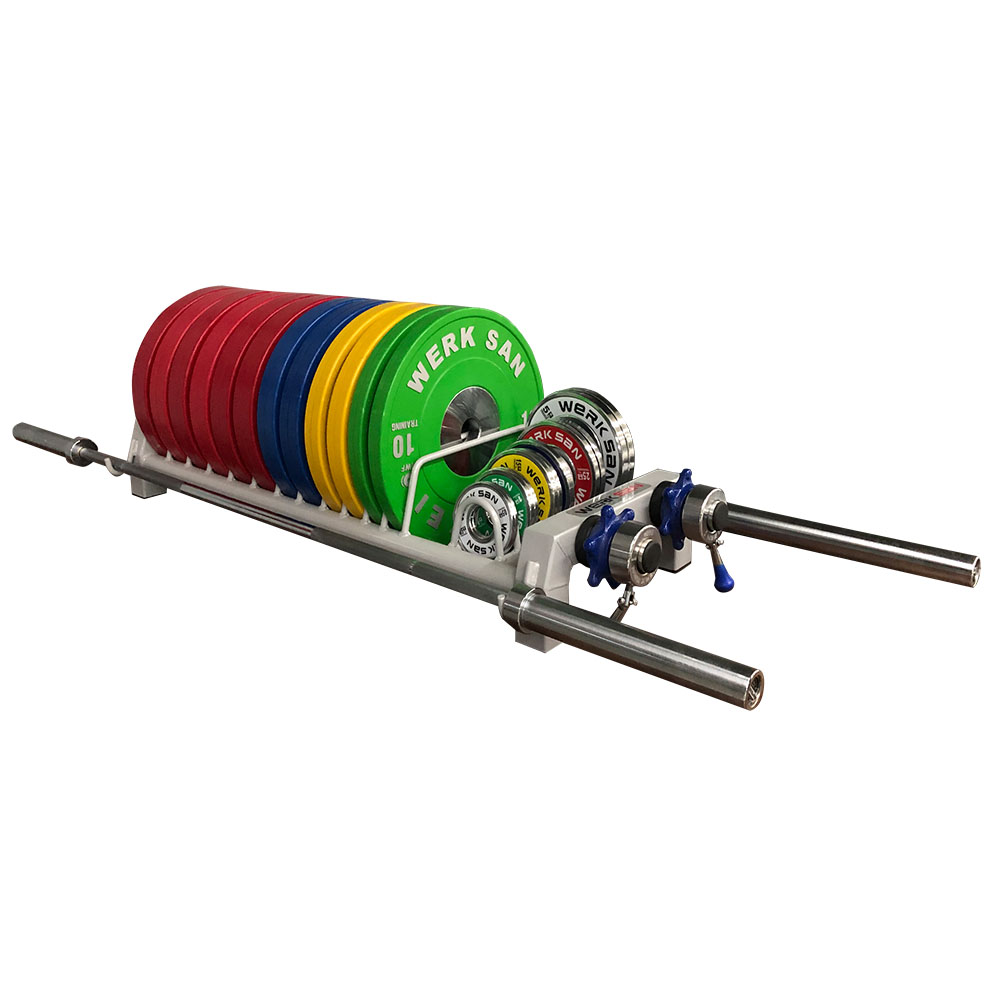 IWF APPROVED COMPETITION PLATE RACK 270 KG
