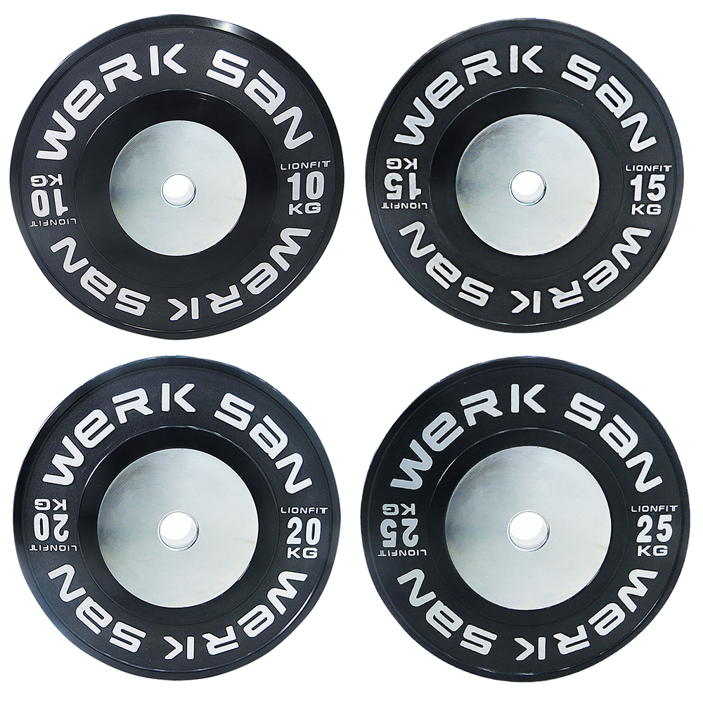 LIONFIT  BLACK WEIGHT PLATES