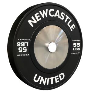 CUSTOM BLACK 55 LBS PLATE %>