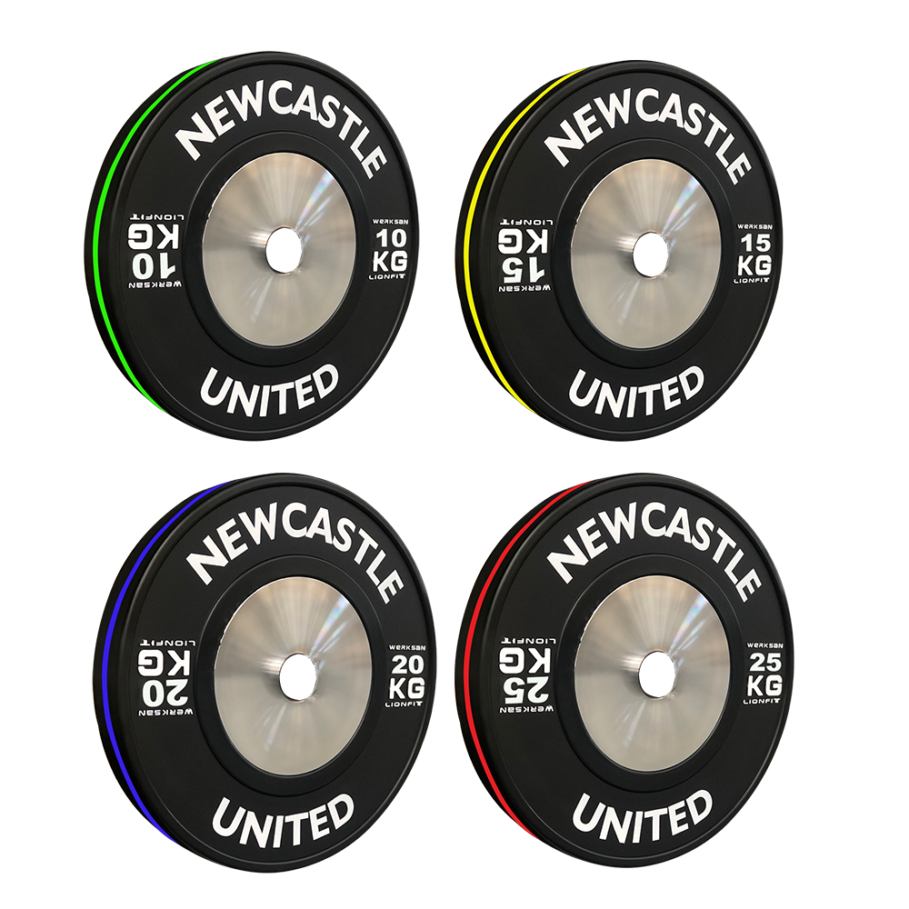 CUSTOM BLACK STRIPE WEIGHT PLATES- KG